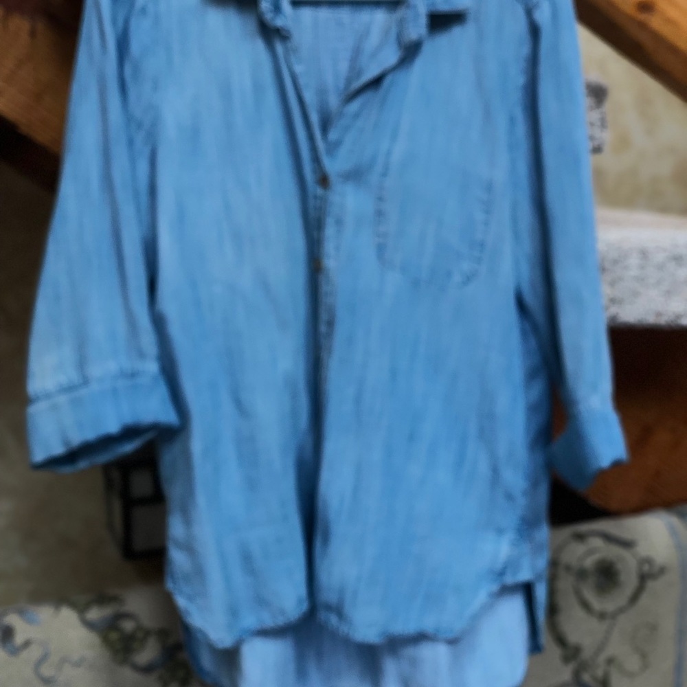 Bella Dahl chambray shirt